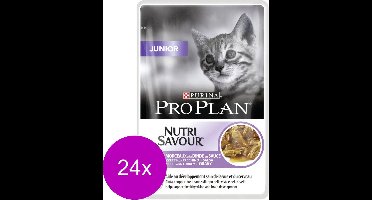 Pro Plan Cat Pouch Junior - Kattenvoer - 24 x Kalkoen 85 g
