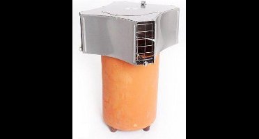 Ventura CV Installatiemateriaal Schoorsteenkap Square RVS laag model