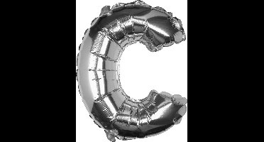 Ginger Ray Pick & Mix - Folieballon letter C - zilver