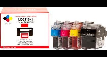 Brother LC-3219 XL Inktcartridge |Zwart|Cyaan|Magenta|Geel| - Pixeljet