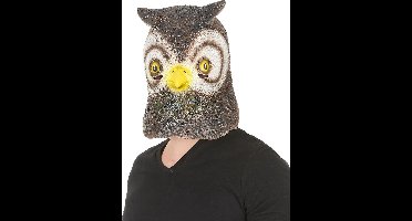 Latex uilenmasker voor volwassenen - Verkleedmasker - One size