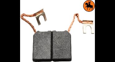 Koolborstelset voor Peugeot frees/zaag Z9 - 6x14x22mm