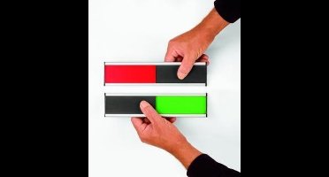 Legamaster aan- en afwezigheidsdeurbordje 6x25cm