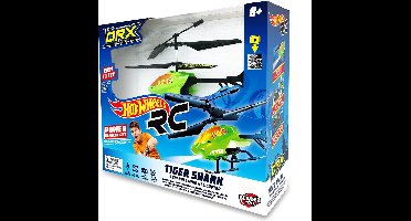 Hot Wheels DRX Tiger Shark Helicopter - Met gyro-besturing en LED-zoeklicht