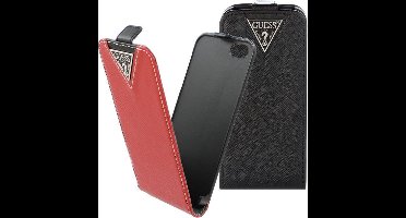 Guess Apple iPhone 5/5S Flip Case - Zwart Couture