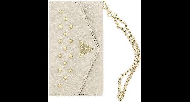 Guess Studded HTC One M8 Clutch Case Cream