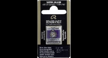 Rembrandt water colour napje Permanent Blue Violet (568)