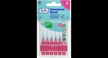 TePe Interdentale Ragers Original Roze ISO maat 0 – 0,4 mm (6 stuks)