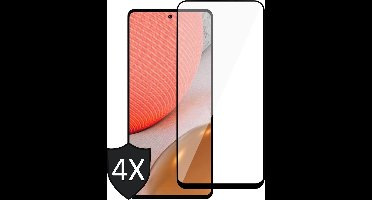 Screenprotector geschikt voor Samsung A72 - 4x FullGuard Screen Protector