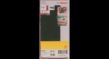 Bosch 25-delige schuurbladenset voor vlakschuurmachines geperforeerd 93 x 185 mm - korrel 40; 60; 80; 120