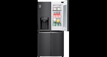 LG GMX844MCBF Amerikaanse koelkast met InstaView™ Door-in-Door™ - Smal design - 508L inhoud - DoorCooling+™ - Water- en ijsdispenser met UVnano™ - Inverter Linear Compressor