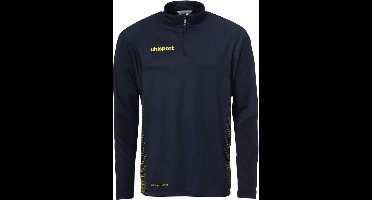 Uhlsport Score 1/4 Zip Top Kind Marine-Fluo Geel Maat 152