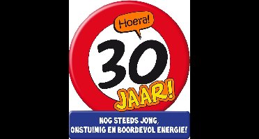 Wenskaarten - 30jr verkeersbord