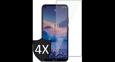 Screenprotector geschikt voor Nokia 5.4 - 4x Glas Screen Protector