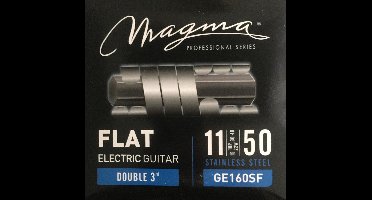Magma GE160SF prof. snaren voor elektrische gitaar flat wound medium 011-050