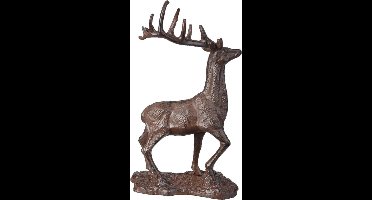 Esschert Design Tuinbeeld Hert 20,3 X 32,8 Cm Gietijzer Bruin