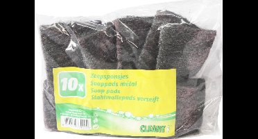 Staalwolsponsjes 10 St Met Zeep Hc 10022