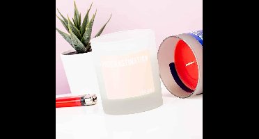 Fisura Kaars Met Tekst - Procrastination