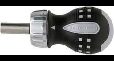 Bahco stubby ratelschroevendraaier - 1/4 - 95mm