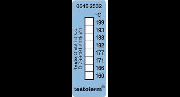 testo testoterm Temperatuurmeetstrip 161 tot 204 °C Inhoud10 stuk(s)