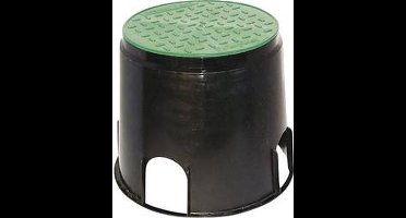 Heitronic 21035 Vloerinbouwdoos Zwart, Groen