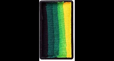 Splitcake zwart-groen tinten-geel 28gram