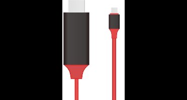 USB C naar HDMI kabel 2 meter  voor MacBook, Windows, Samsung Galaxy e.d.