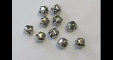 Kerst belletjes zilver 12 milimeter 10 Stuks 1 Pak