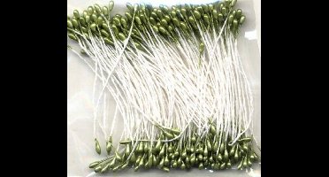 Meeldraadjes  parel groen 1 Millimeter 144 Stuks