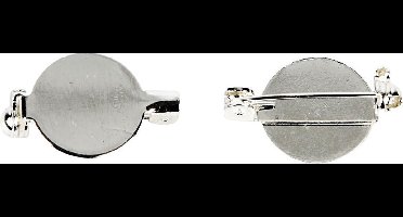 Creotime Broche Speld 20 Mm Zilver 5 Stuks