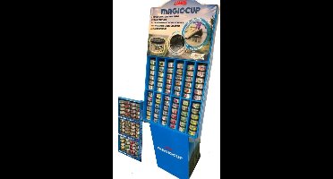 MAGIC-CUP vloerdisplay geurblikjes 72stuks 60dagen geur