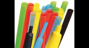 10x Krimpkous met lijm - 1 meter - gekleurd - 12mm naar 3mm