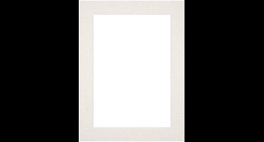 Passe-Partout Fotomaat 40x50 cm - Lijstmaat 45x60 cm - Lichtgrijs - Museumkarton - Fotolijst niet inbegrepen
