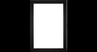 Passe-Partout Fotomaat 15x25 cm - Lijstmaat 25x35 cm - Zwart - Museumkarton - Fotolijst niet inbegrepen