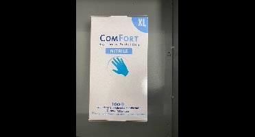 Comfort Handschoen Nitril Latex XL - 100 stuks