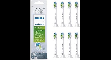 Philips Sonicare HX6068/12 - W2 Optimal White opzetborstels - 8 stuks - Wit