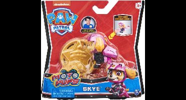 PAW Patrol Moto Pups Skye rescue pup verzamelfiguur + politie badge