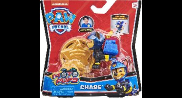 PAW Patrol Moto Pups Chase rescue pup verzamelfiguur + politie badge