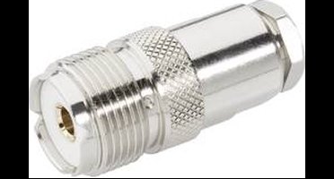 BKL Electronic 0406082 0406082 UHF-connector Bus, recht 50 Ω 1 stuk(s)