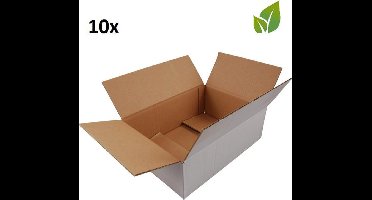 Power Escorts - Gerecycled - 10 stuks - Verzenddoos - 380 x 240 x 95 mm - wit