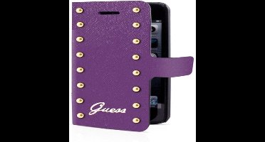 Guess - Studded Folio Case - iPhone 5c - paars