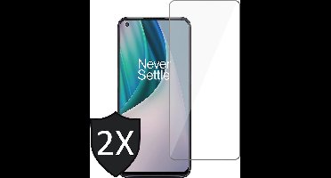Screenprotector geschikt voor OnePlus Nord N10 5G - 2x Screen Protector Glas