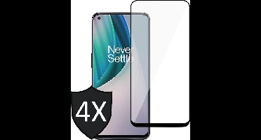 Screenprotector geschikt voor OnePlus Nord N10 5G - 4x Screen Protector Glas Full