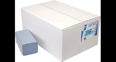 HANDDOEKJES  23X25CM Z-VOUW BLUE 1LAAGS 5000ST