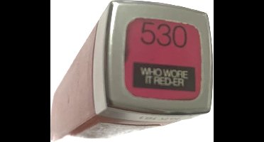 Maybelline Whisper Lipstick Slim Design  530 Who Wore It Red-er /Diep rosé