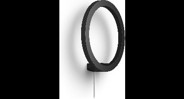 Philips Hue Sana Wandlamp - White and Color Ambiance - Gëintegreerd LED - Zwart - 20W - Bluetooth