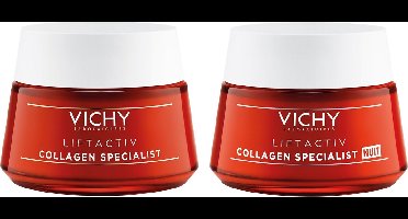 Bundel Vichy Liftactiv Collagen Specialist Dag & Nachtcrème - 2 x 50ml