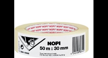 tesa NOPI 55511 - Afplaktape/Schilderstape - Maskeertape - Tesa Masking Tape - 50m x 30mm