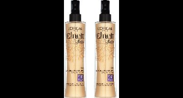 L'Oréal Paris Elnett Satin Heat Protection Spray - Hitte Beschermende Spray - Glad - Haarspray -  2x 170 ml