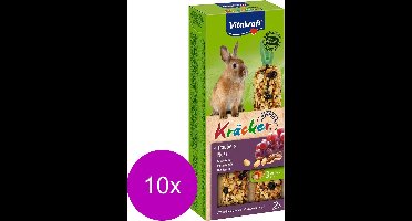 Vitakraft Dwergkonijn Kracker Noot 2 In 1 - 10 stuks
